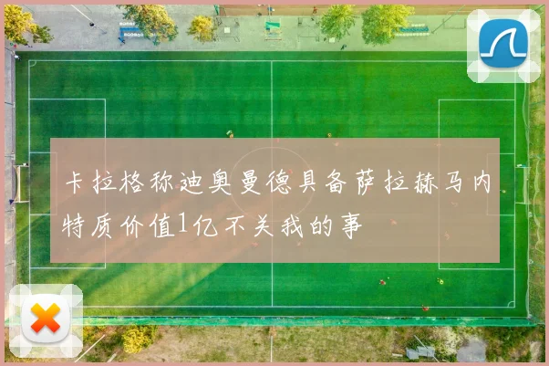 卡拉格称迪奥曼德具备萨拉赫马内特质价值1亿不关我的事